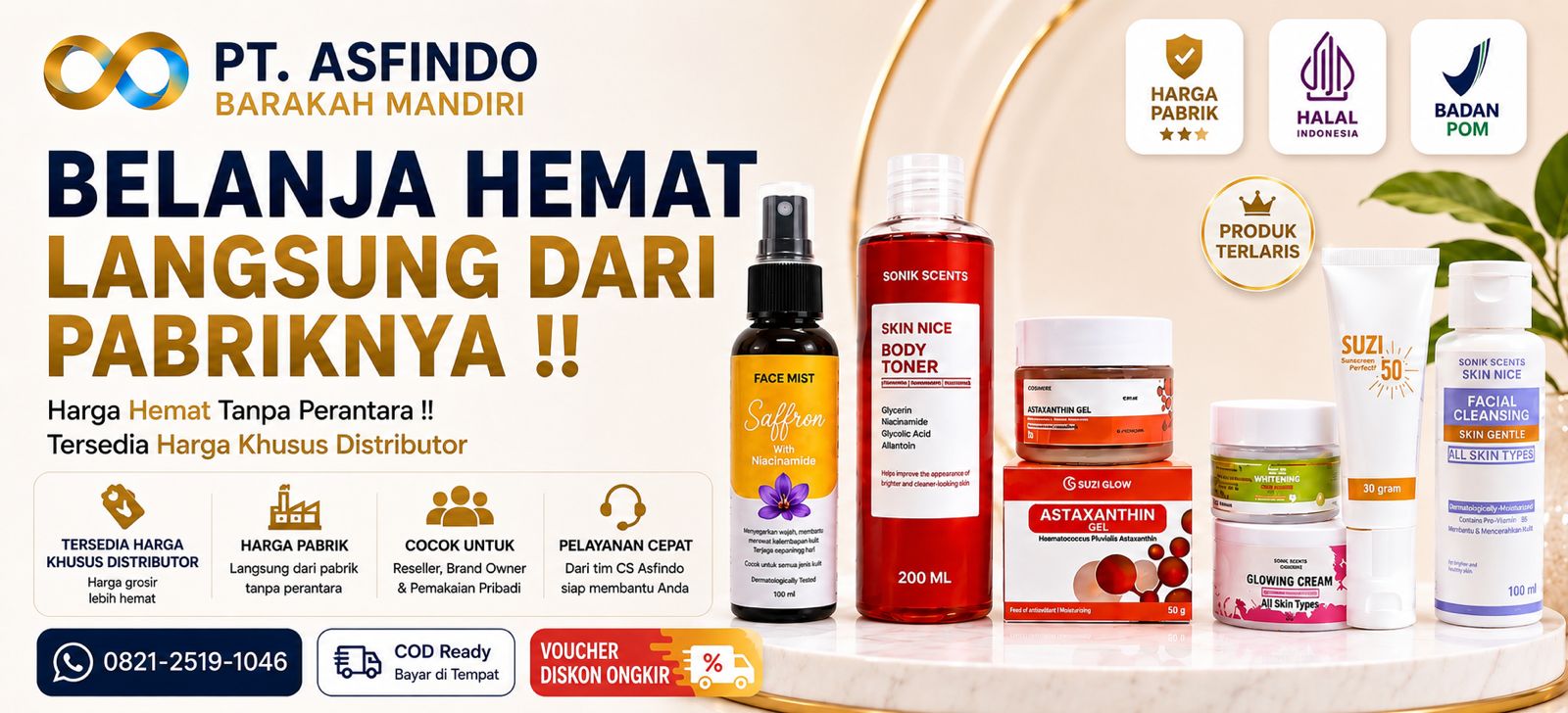 PT Asfindo Barakah Mandiri banner belanja hemat langsung dari pabriknya