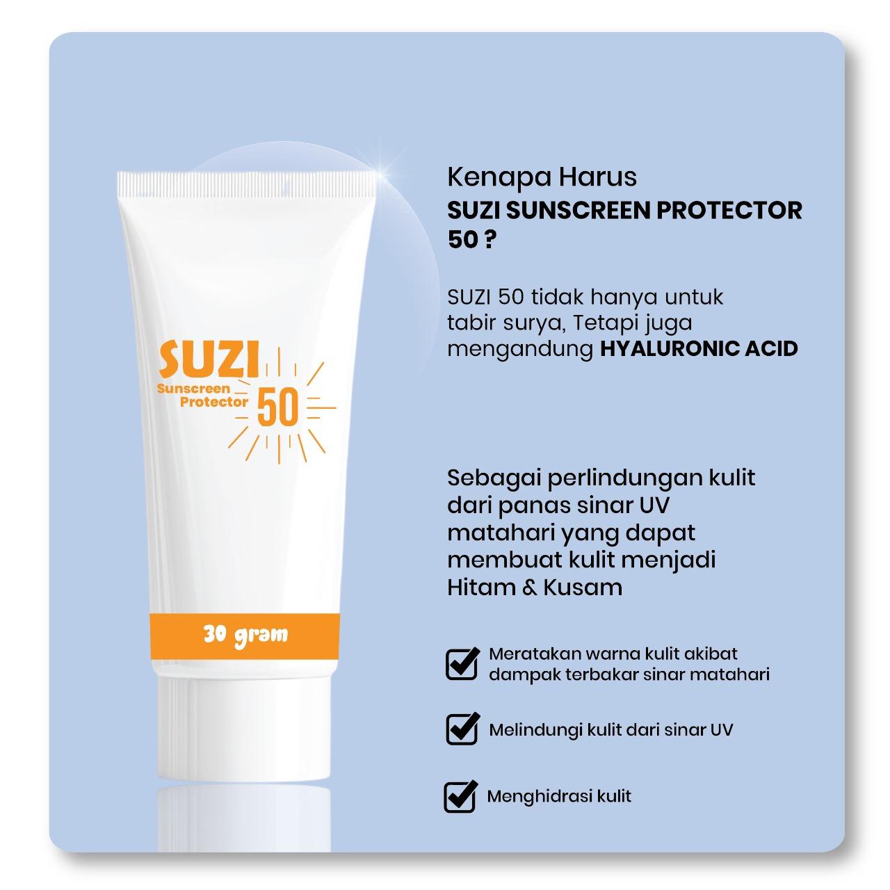 SUZI 50 SUNSCREEN PROTECTOR Sunblock - Gambar 3