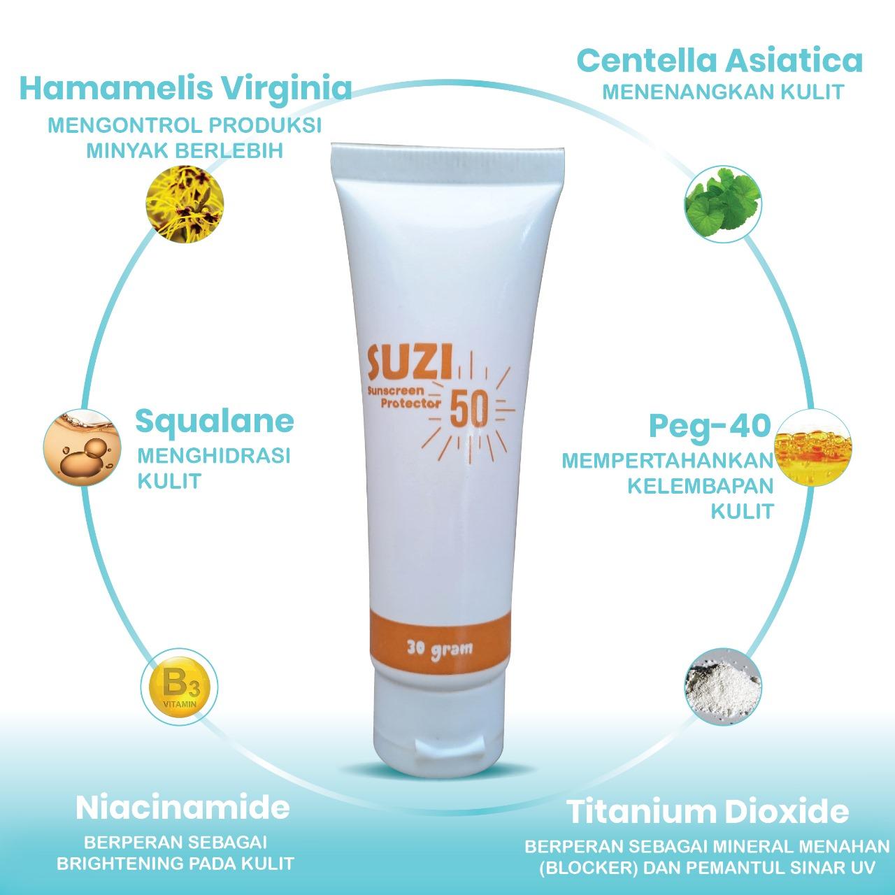 SUZI 50 SUNSCREEN PROTECTOR Sunblock - Gambar 4